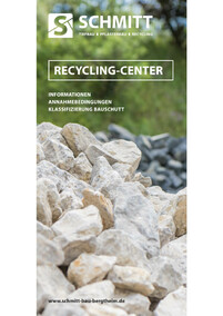 Flyer-Schmitt-Bau-Recycling-Center